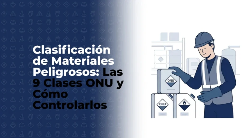 Clasificación de Materiales Peligrosos: Las 9 Clases ONU y Cómo Controlarlos