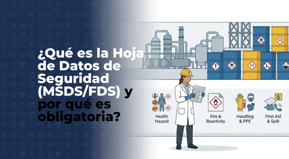 ¿Qué es la Hoja de Datos de Seguridad (MSDS/FDS) y por qué es obligatoria?