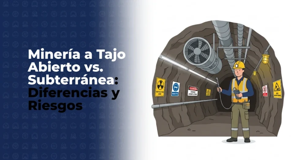Minería a Tajo Abierto vs. Subterránea: Diferencias en Operación y Riesgos